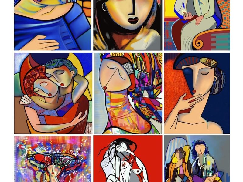 Pop Up Art at 2600 - Mia Adams: "Dream in Color" photo