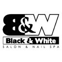 Black & White Salon and Nail Spa logo